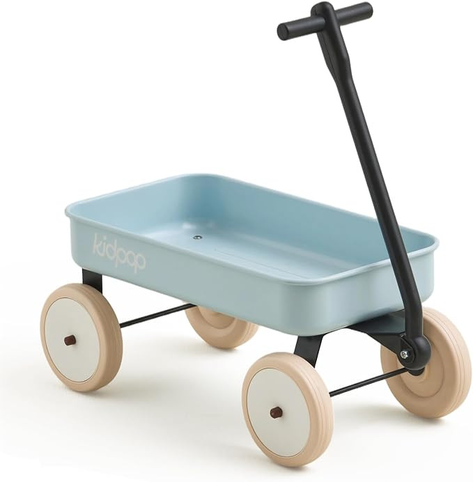 Pula-Mini First Wagon for Toddlers, 4-Wheel Baby Pull Toy Cart for Kids Ages 1-3, Indoor & Outdoo... | Amazon (US)