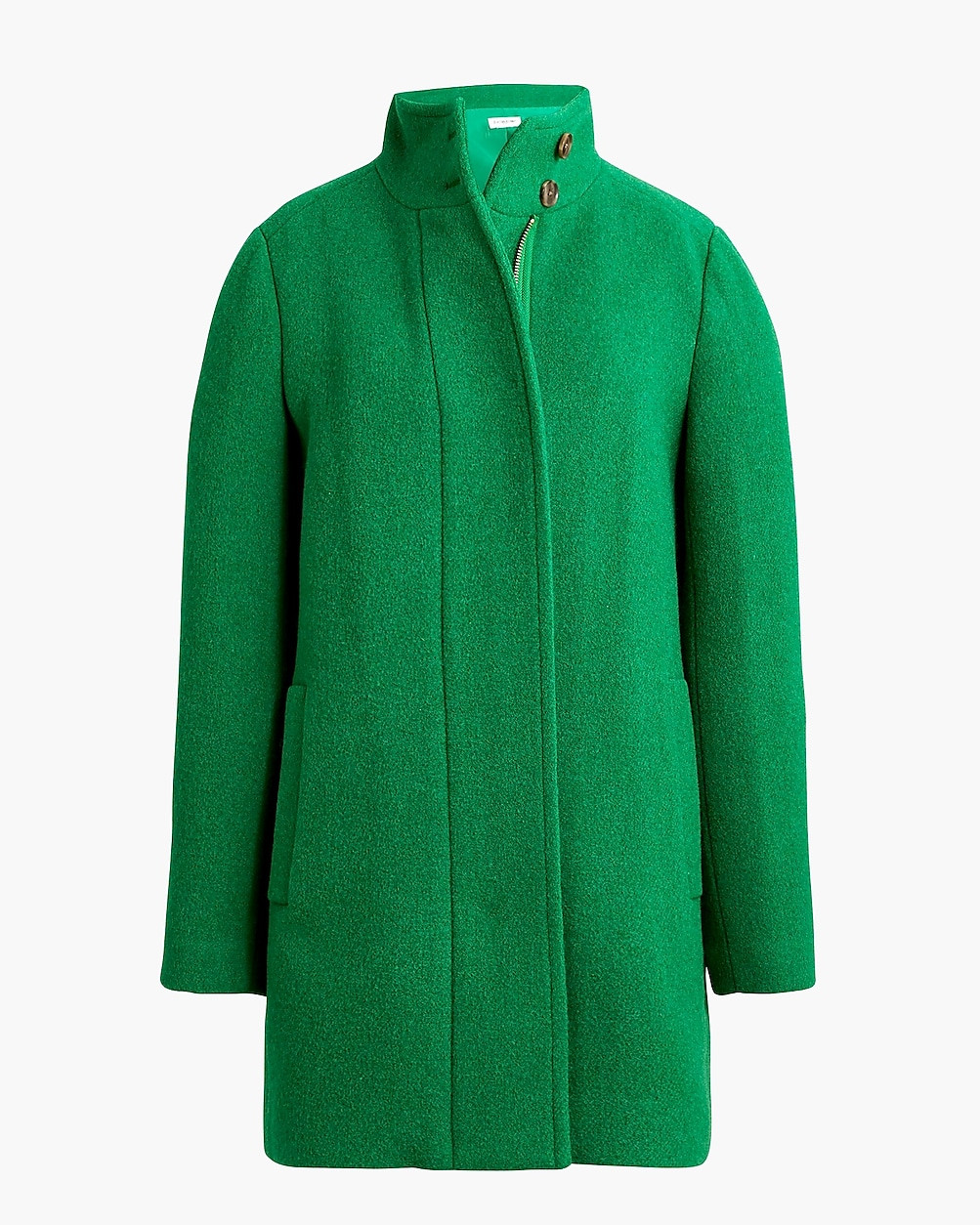 Button-neck city coat | J.Crew Factory