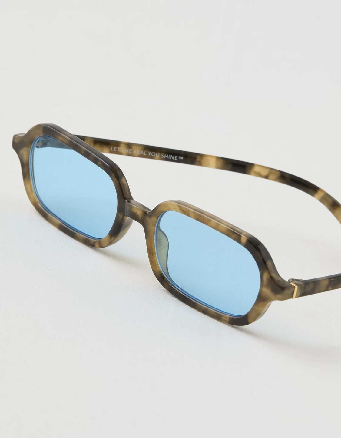 Aerie Slim Rectangle Sunglasses | Aerie