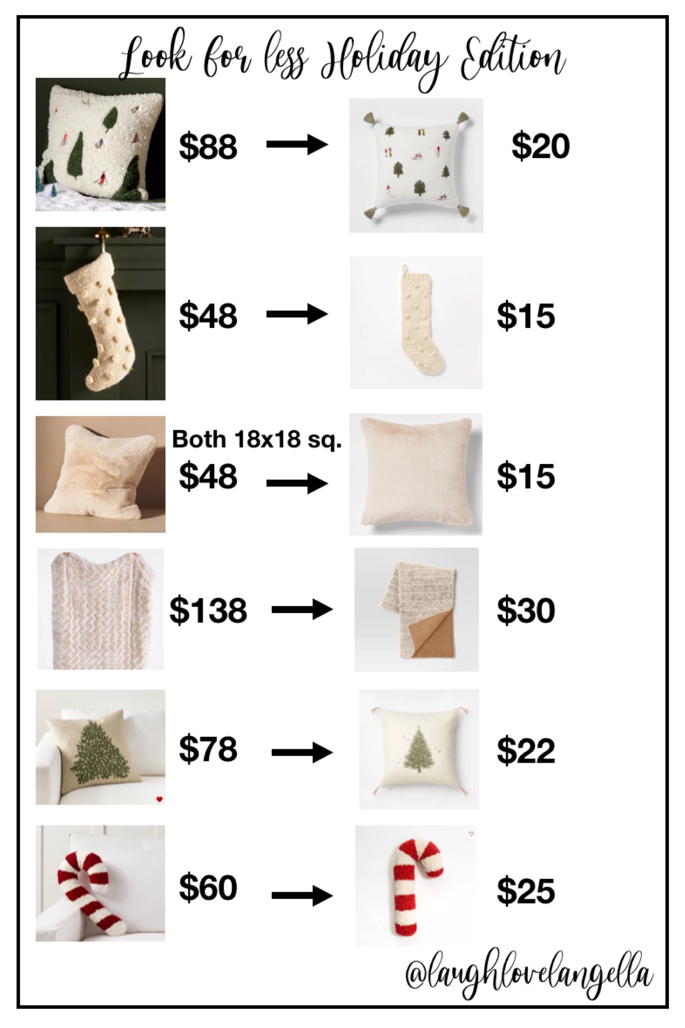 Designer look for less: Holiday 🎄

#LTKhome #LTKHoliday #LTKSeasonal