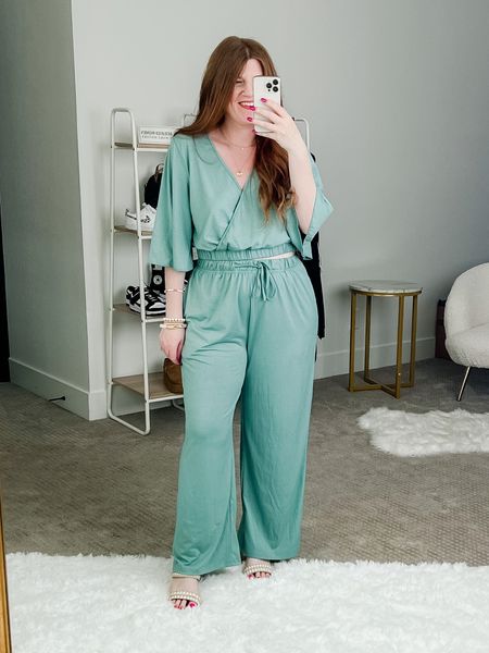 Two piece set from amazon wearing size large. Vacation outfit. Two piece set for vacation. Resort wear. 

#LTKstyletip #LTKSeasonal #LTKunder50