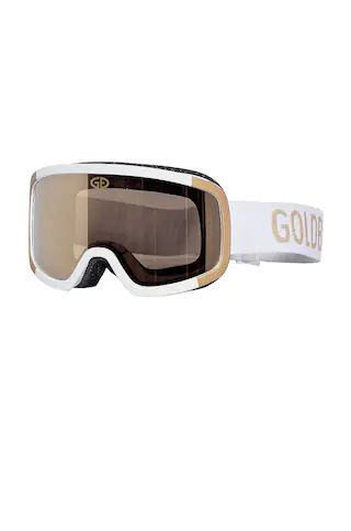 Goldbergh Eyecatcher Goggles in White & Gold from Revolve.com | Revolve Clothing (Global)