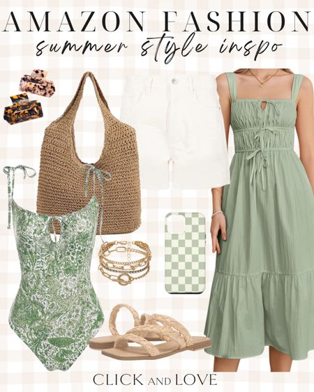 Summer style inspo ✨ budget friendly pieces for all your summer activities! 

Summer dress, dresses, green dress, swimwear, women’s swimsuit, one piece swimsuit, phone case, iPhone case, claw clip, hair clip, hair accessories, gold jewelry, sandals, woven bag, tote bag, white shorts, summer clothes, lake day, pool day, beach day, family vacation, Womens fashion, fashion, fashion finds, outfit, outfit inspiration, clothing, budget friendly fashion, summer fashion, wardrobe, fashion accessories, Amazon, Amazon fashion, Amazon must haves, Amazon finds, amazon favorites, Amazon essentials #amazon #amazonfashion


#LTKStyleTip #LTKFindsUnder50 #LTKSwim