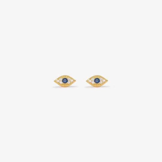 Pavé Evil Eye Stud | Studs
