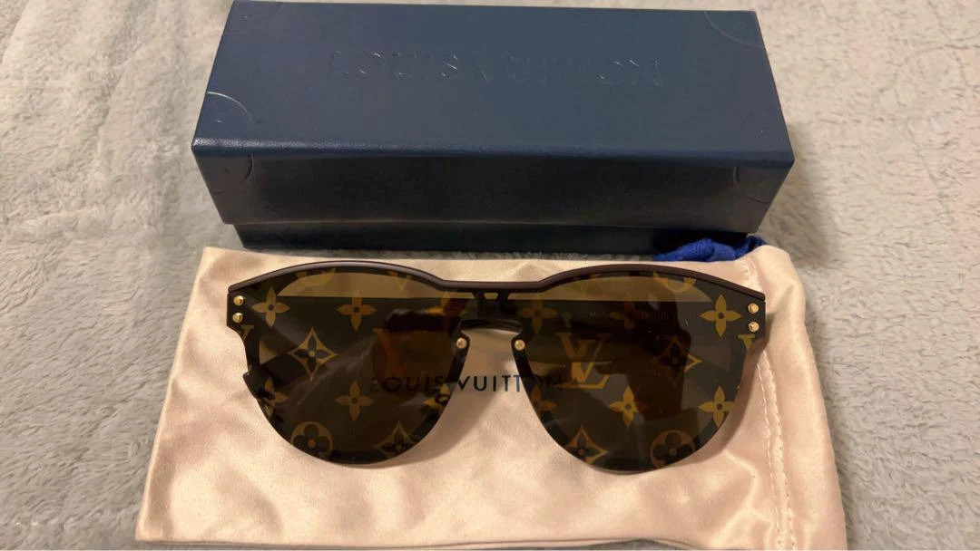 monogrammed sunglasses LOUIS VUITTON Eyewear accessory Lens color Brown 31 | eBay US