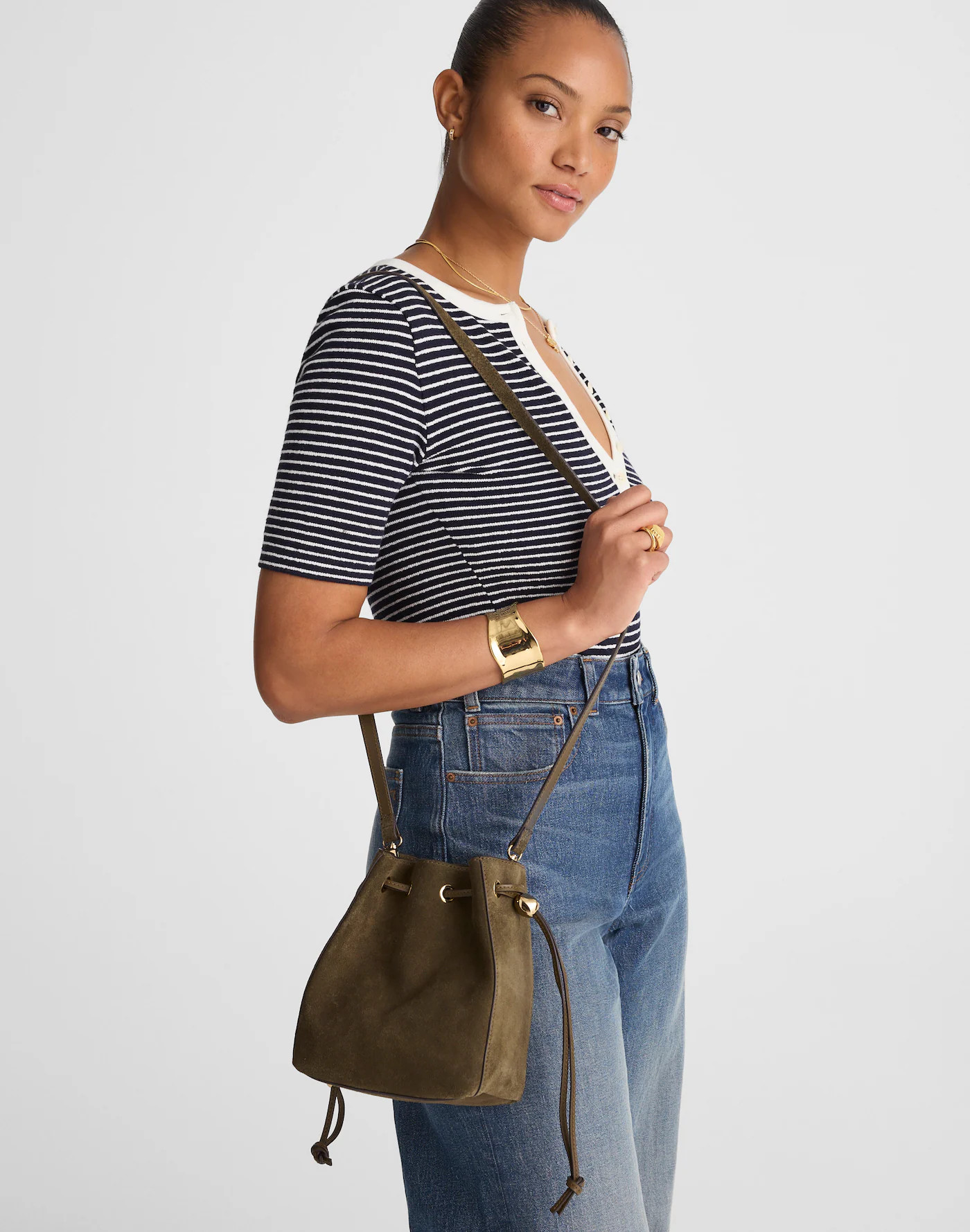 The Mini Drawstring Crossbody Bag | Madewell