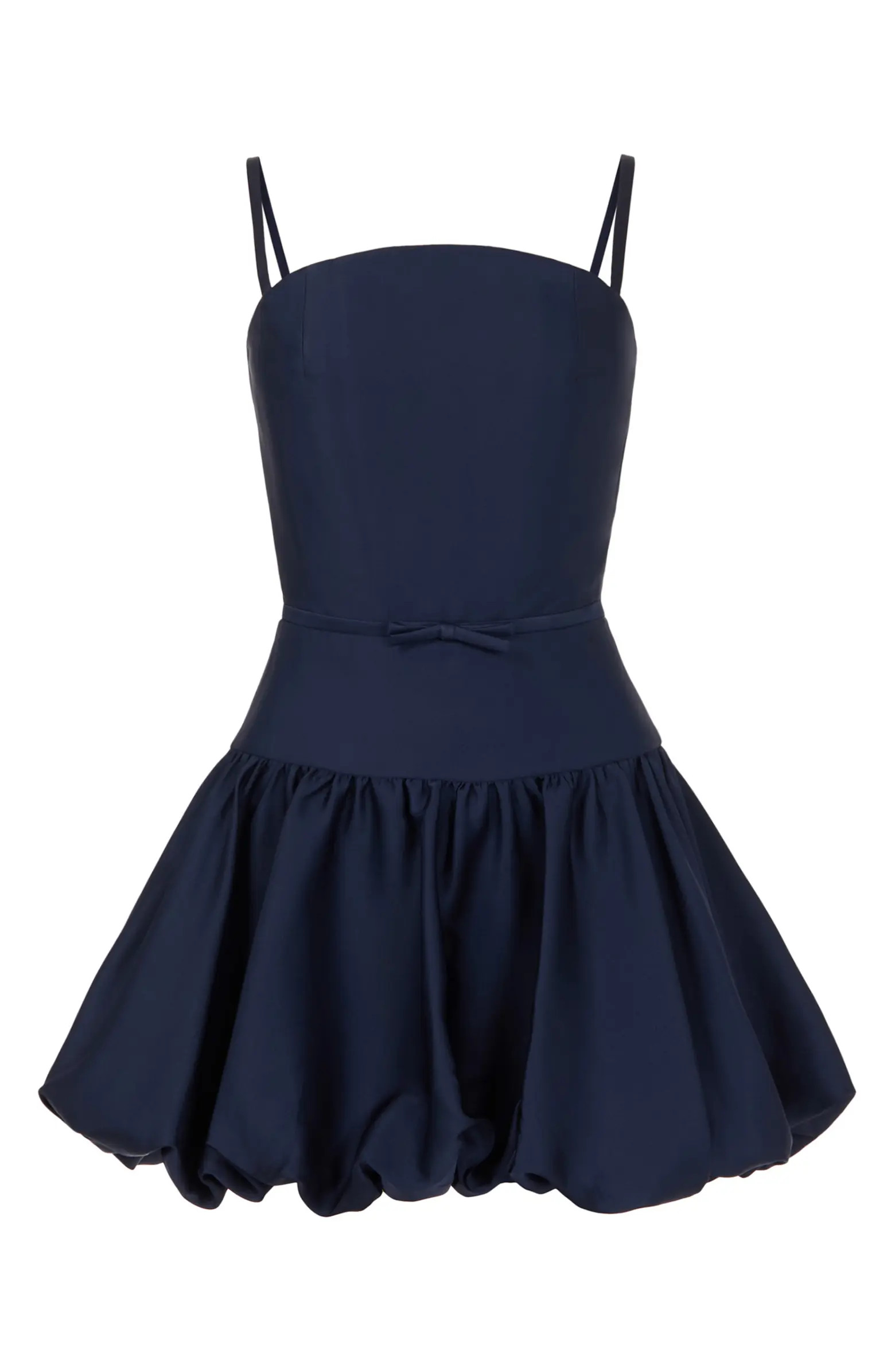 Maddie Bubble Hem Satin Cocktail Dress | Nordstrom