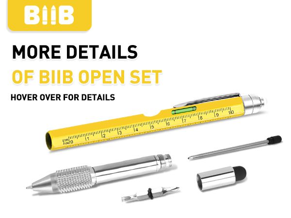 BIIB Stocking Stuffers Gifts for Men, 9 in 1 Multitool Pen, Gifts for Dad Cool Gadgets for Men Gi... | Amazon (US)