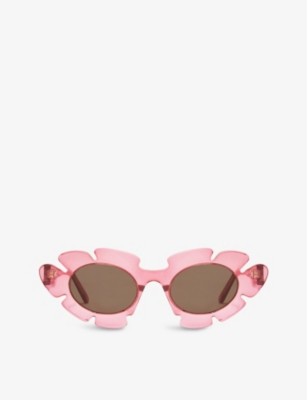 Loewe x Paula's Ibiza G000270X03 flower-shaped acetate sunglasses | Selfridges