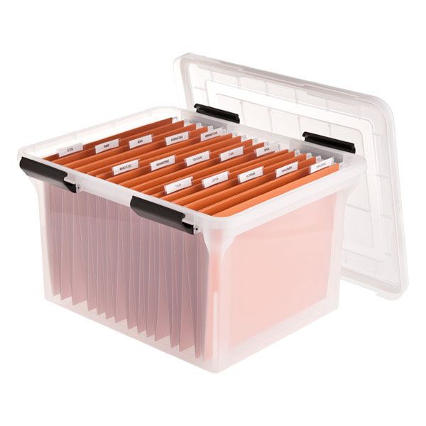 Weathertight File Box Translucent | The Container Store