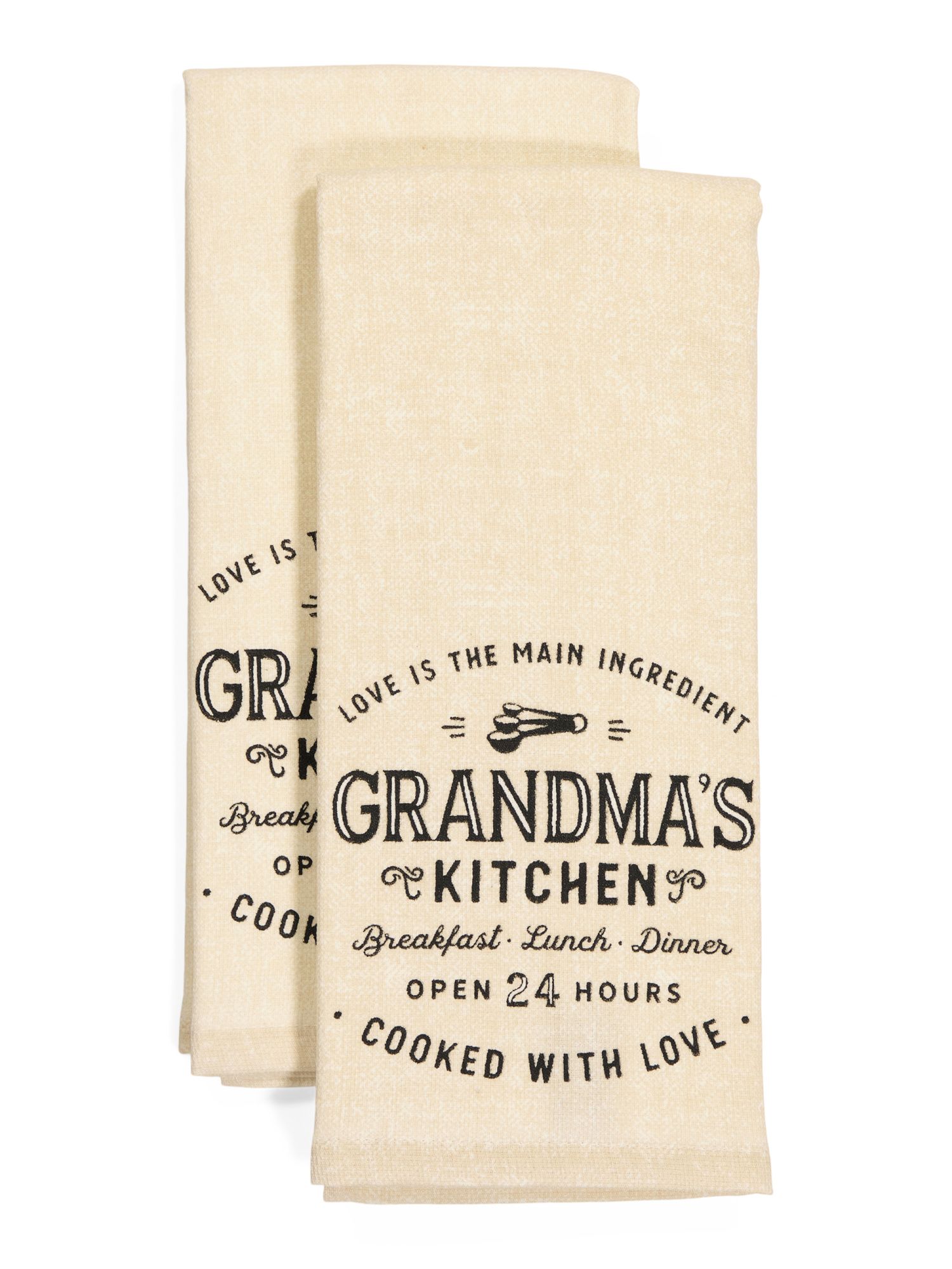 2pk 18x28 Grandma&#39;s Love Kitchen Towels | TJ Maxx