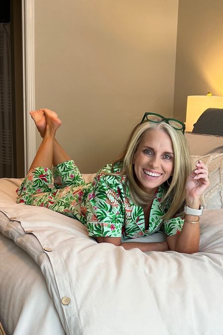 I have a PJ addiction. Love all things Print Fresh. Wearing size small. Use code COASTTOCOAST2 for 10% off 
Great Mother’s Day gift idea 

#LTKGiftGuide #LTKover40 #LTKstyletip