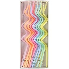 Meri Meri Pastel Swirly Candles (Pack of 20) | Amazon (US)