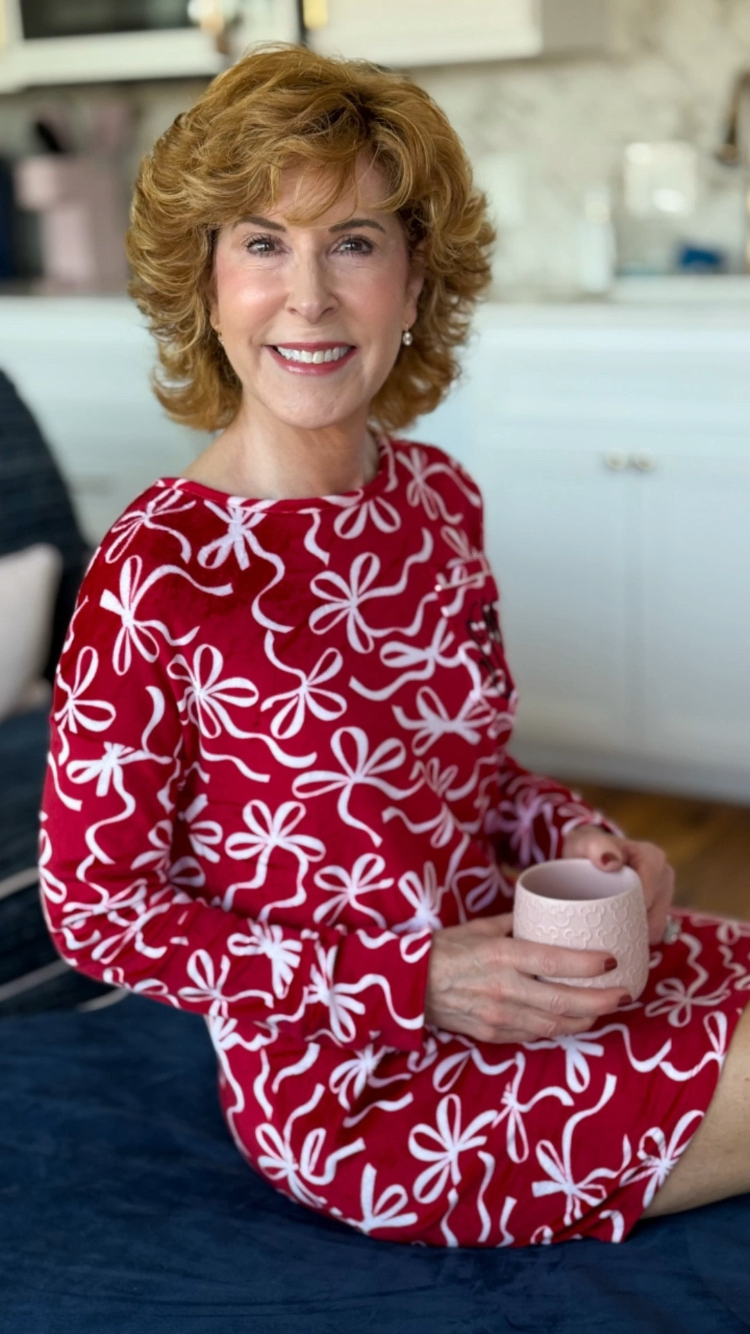 This cozy long-sleeve nightgown wraps you in soft comfort with a playful bow print that feels perfectly festive and fun. The relaxed fit and lightweight fabric make it ideal for lounging or a blissful night’s sleep, and you can personalize it with a monogram for a sweet little touch that feels extra special. A darling bedtime favorite you’ll reach for again and again! It's on sale, and still arrives personalized before Christmas!

#LTKSaleAlert #LTKHoliday #LTKOver40
