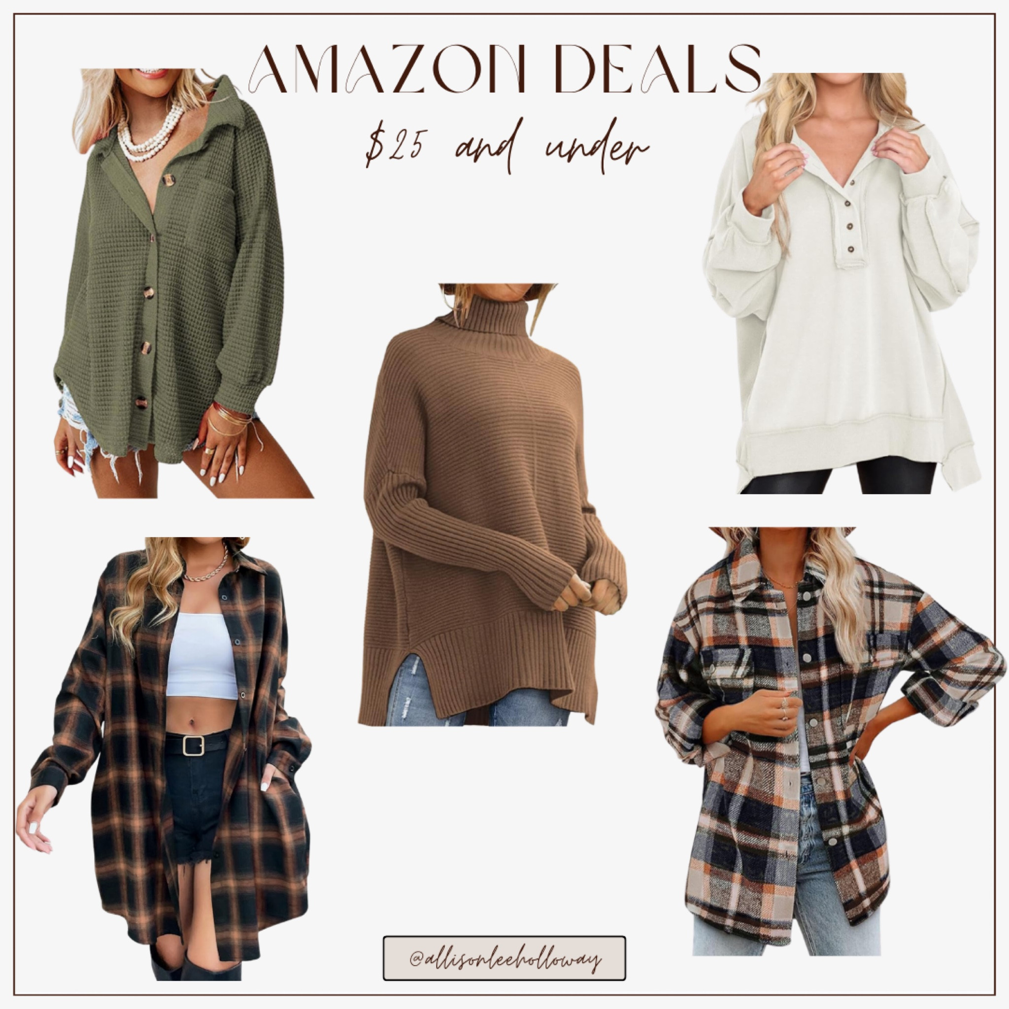 TODAY’S DEALS: $25 & under!!!

#LTKFallSale #LTKFindsUnder50 #LTKSaleAlert