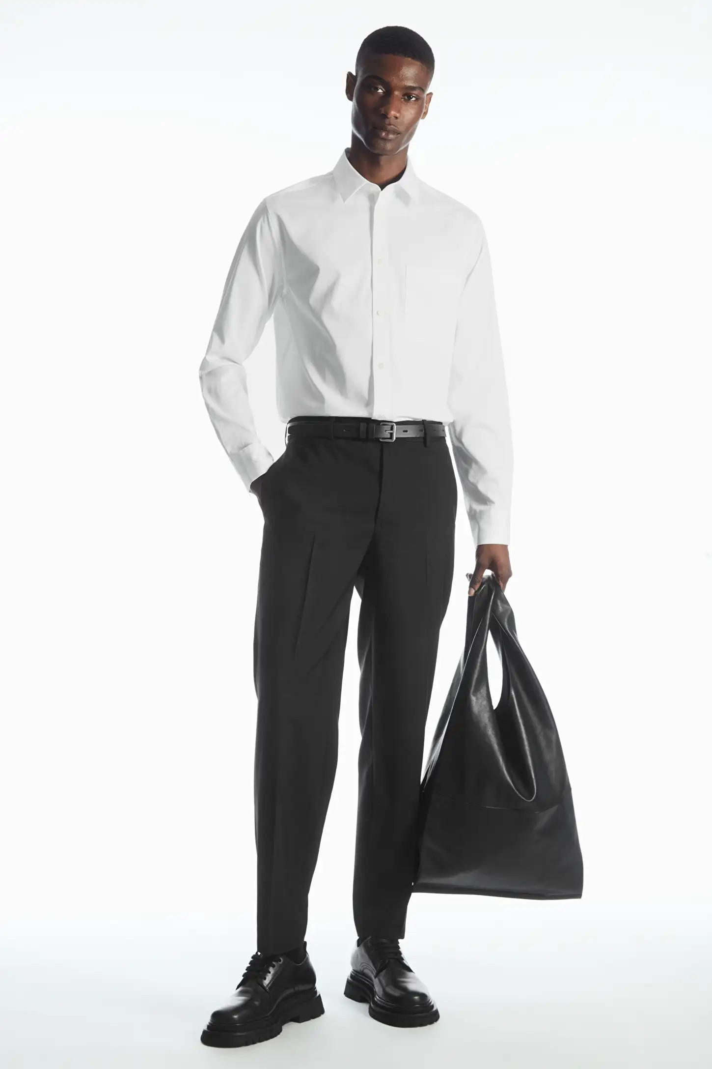 PATCH-POCKET SHIRT - REGULAR - WHITE - COS | COS (US)