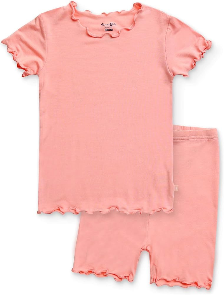 VAENAIT BABY Viscose 6M~12Y Toddler Kids Girls Boys Short Soft Shirring Cool Summer Pjs Sleepwear... | Amazon (US)