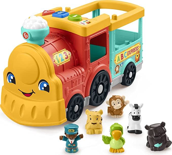 Fisher-Price Little People Big Animal Train Toy with Lights Music and Smart Stages Learning Conte... | Amazon (US)