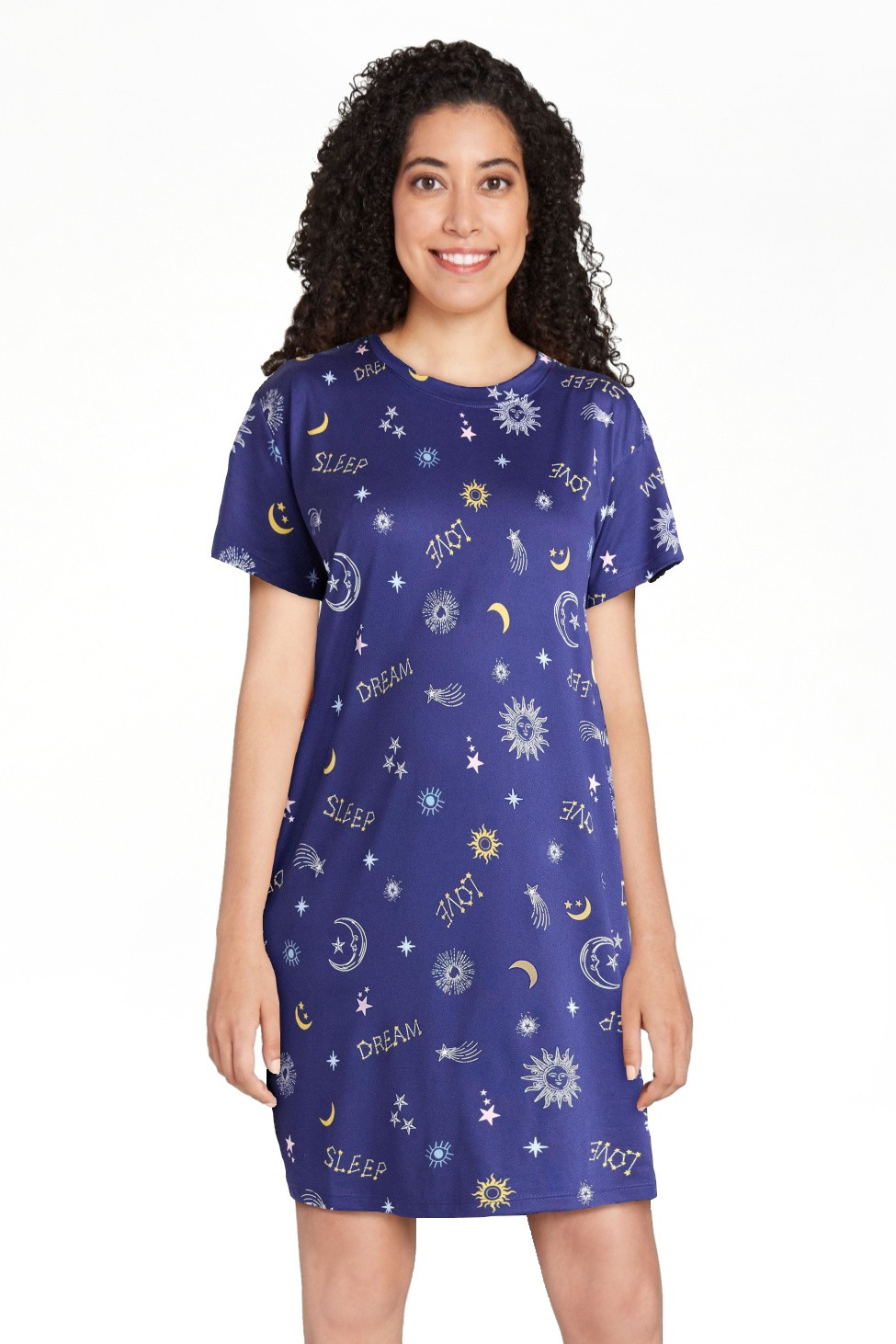 Joyspun Camisón de Mujer Dreamy Soft Collection de Manga Corta, Tallas S/M-2X/3X | Walmart (US)