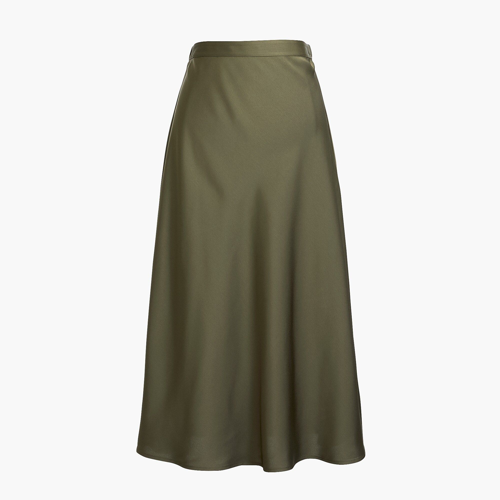 Pull-on bias midi skirt | J.Crew Factory