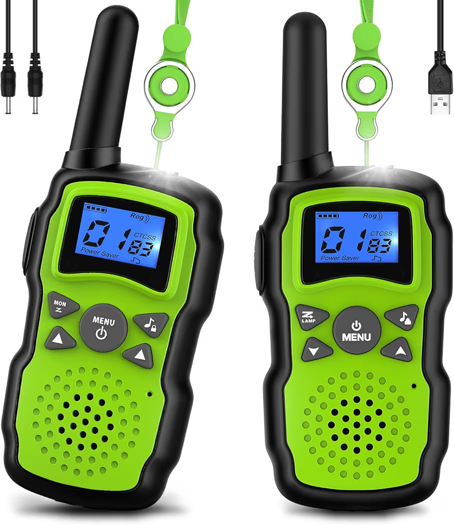 Wishouse Walkie Talkies for Kids Rechargeable Long Range,4 5 6 7 8 Year Old Boy Girl Birthday Gif... | Amazon (US)