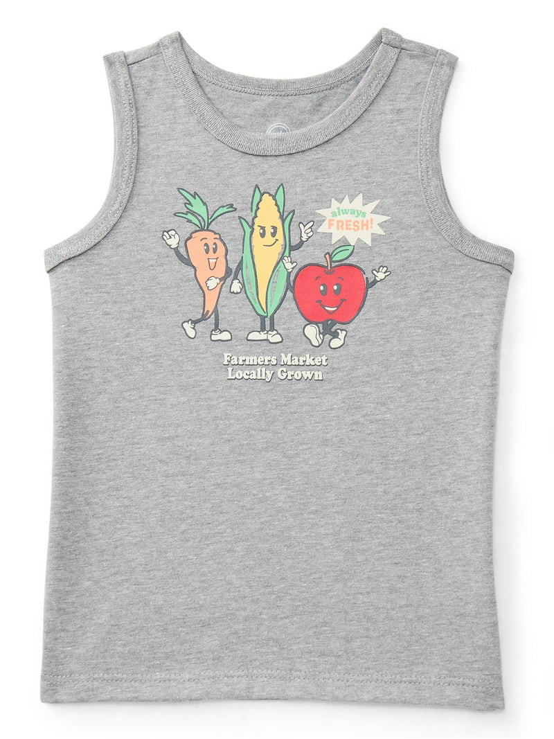 Wonder Nation Toddler Boys' Graphic Tank Top, Size 18M-5T | Walmart (US)