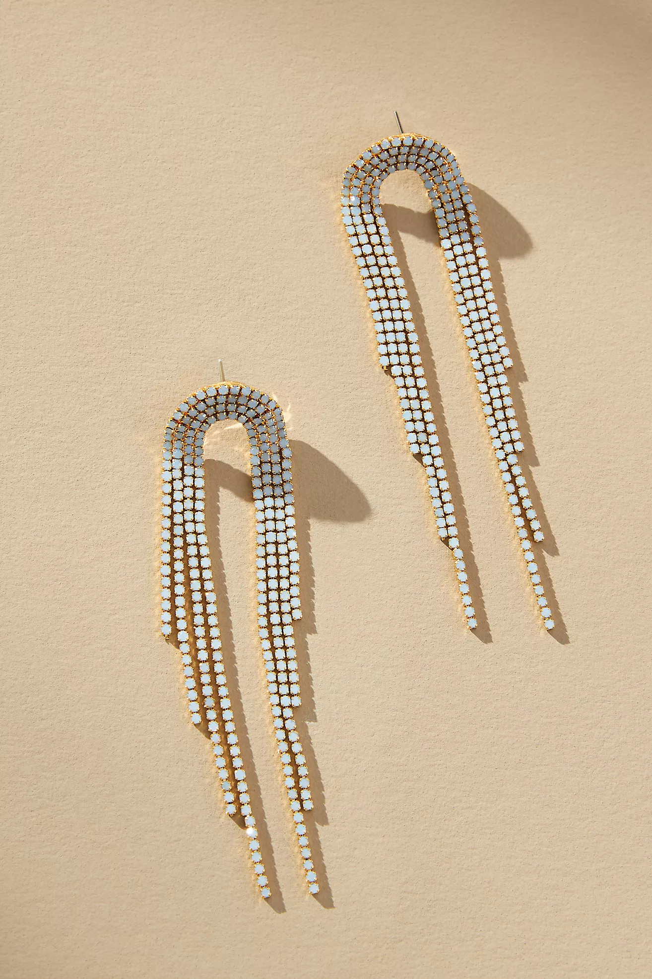 Crystal Crescent Earrings | Anthropologie (US)