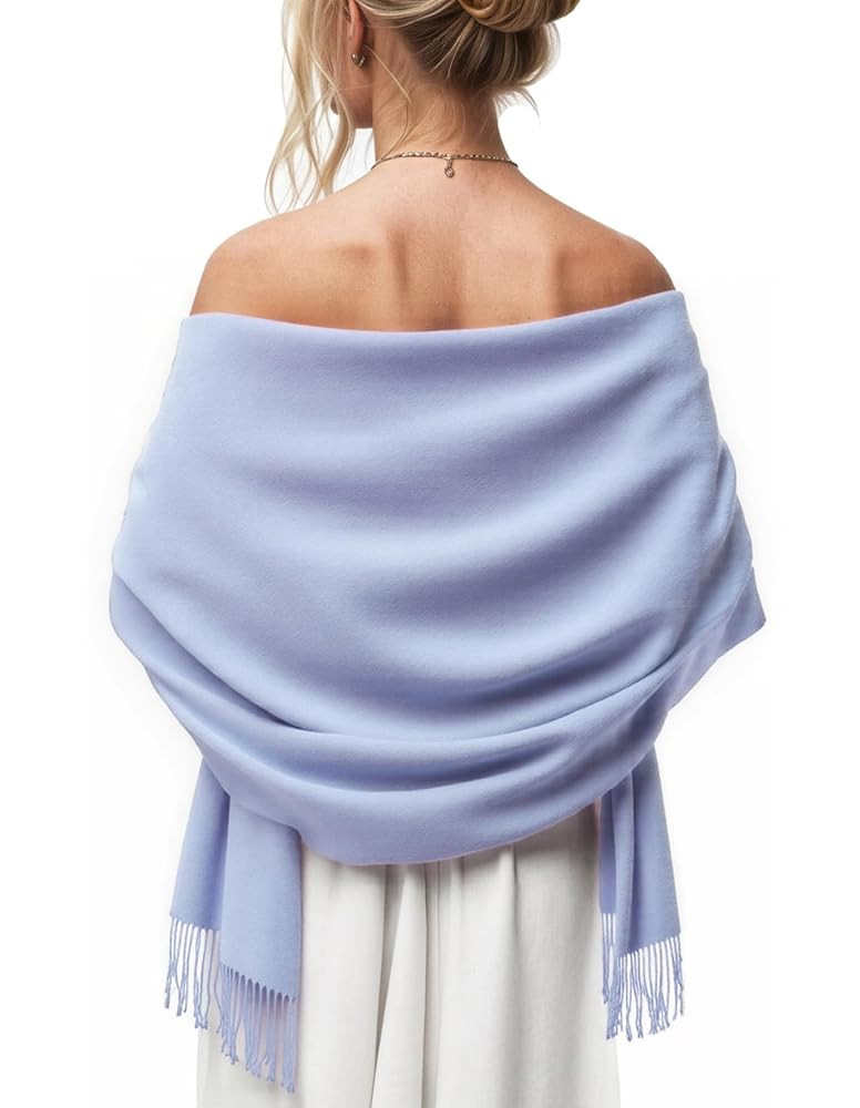 Women's Scarf Pashmina Shawls and Wraps for Evening Dress Wedding Bridal Bridesmaid Winter Warm L... | Amazon (US)