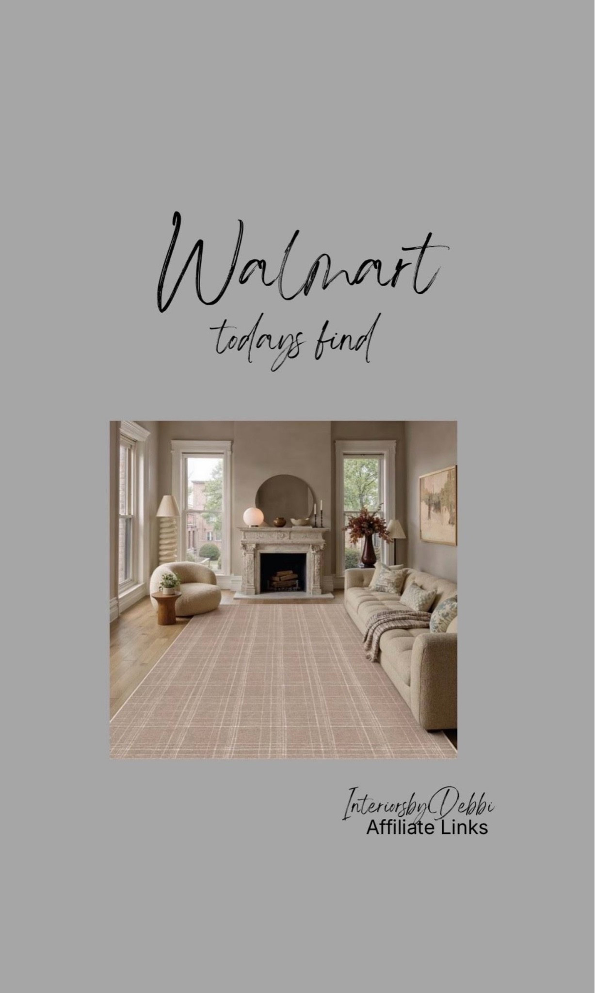Walmart Find
Area rug, transitional home, modern decor, amazon find, amazon home, target home decor, mcgee and co, studio mcgee, amazon must have, pottery. barn, Walmart finds, affordable decor, home styling, budget friendly, accessories, neutral decor, home finds, buy new arrival, coming soon, sale alert, high end look for less, Amazon favorites, Target finds, cozy, modern, earthy, transitional, luxe, romantic, home decor, budget friendly decor #walmart

#LTKSeasonal #LTKHome