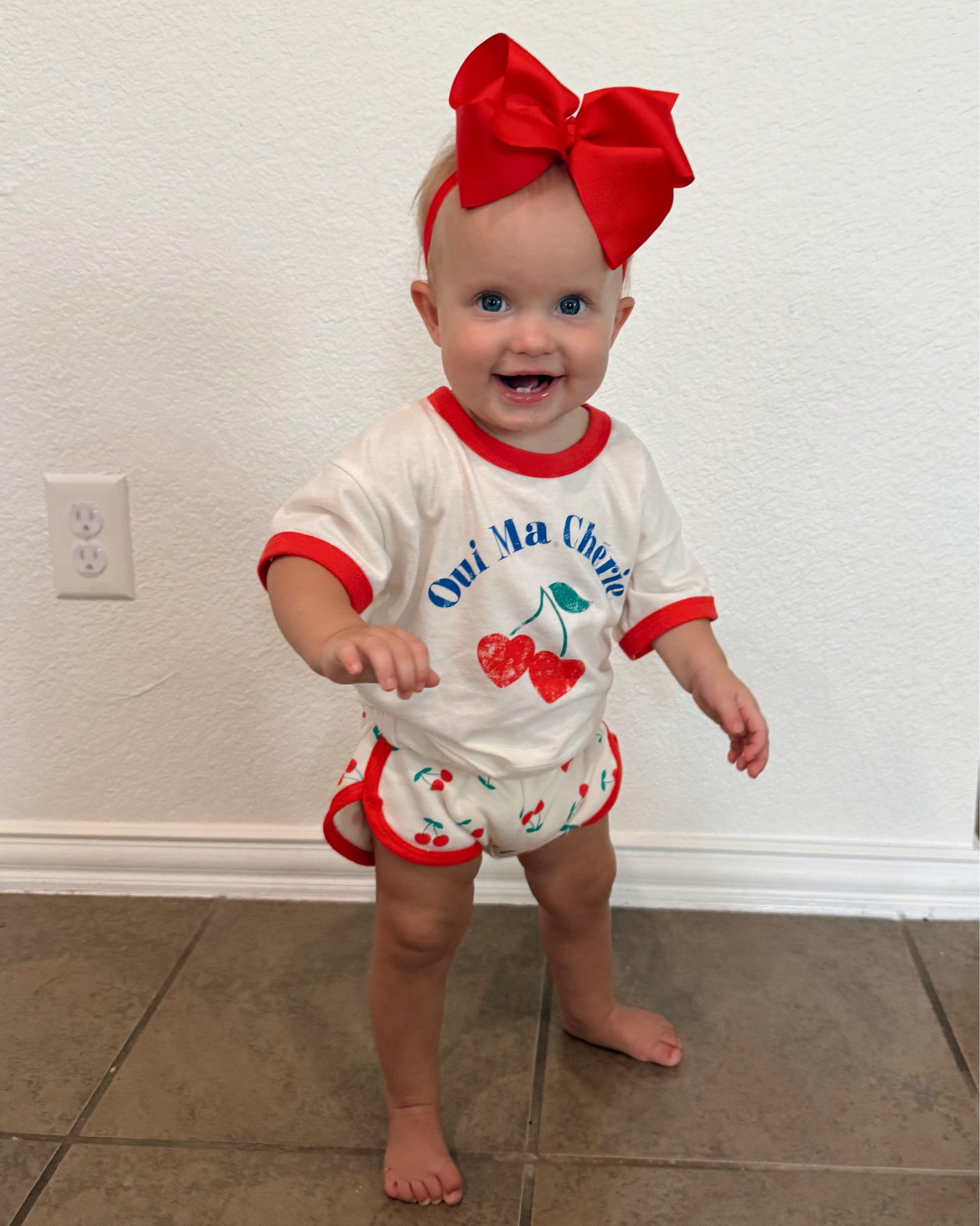 Target has the best sets for babies right now! 🍒 #BabyOOTD #TargetBaby #TargetStyle 

#LTKBaby #LTKSeasonal #LTKFamily