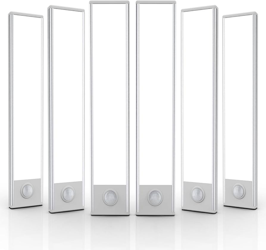 6 Pack Under Cabinet Lights Wireless, 32 LED Motion Sensor Light Indoor Rechargeable Magnetic Clo... | Amazon (US)