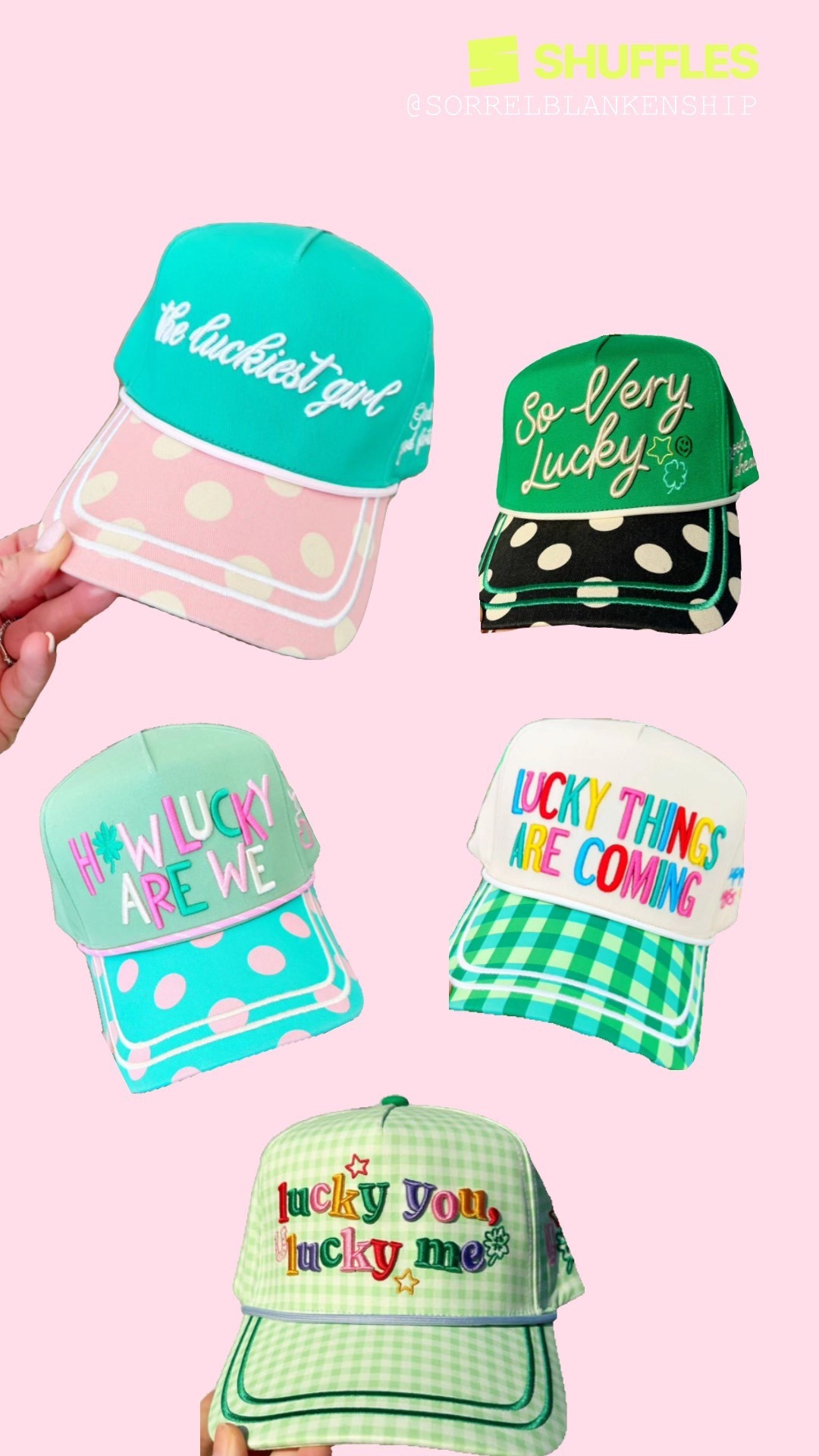 SALE!!! On the cutest freaking hats - snag them while you can 💚🩷🩵

#LTKSeasonal #LTKootd #LTKSaleAlert