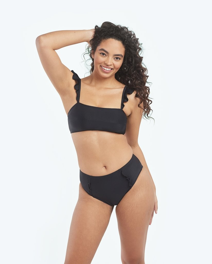 The Ruffle Oasis Bikini Top - Sea Urchin | SummerSalt