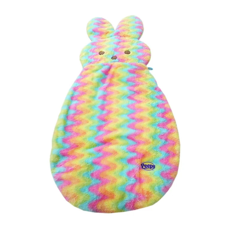 Peeps Bunny Sleeping Bag, Tie Dye Color | Walmart (US)