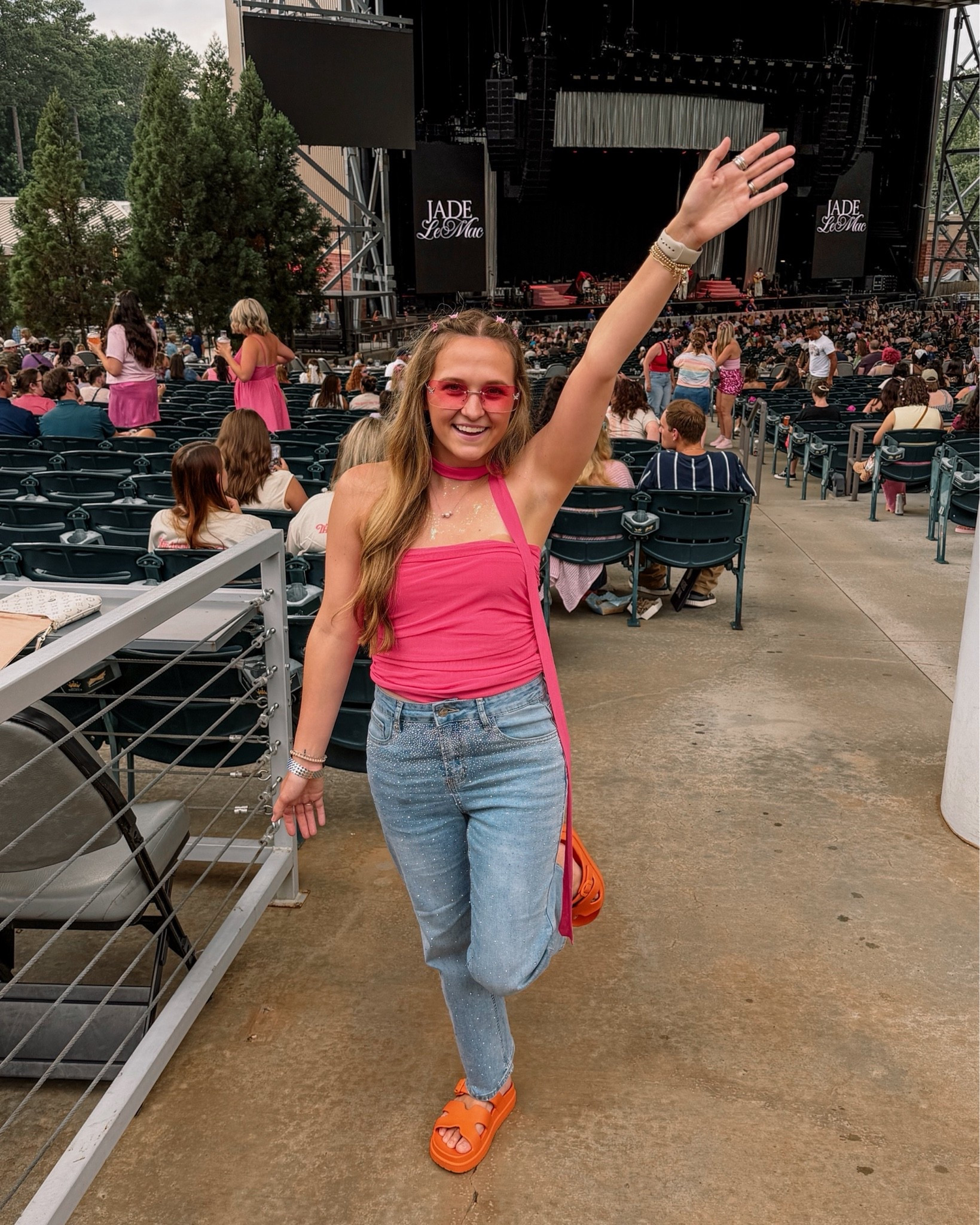 Hilary Duff was a DREAM! 🦋🪩💖✨ concert fit all from Amazon! My younger self was living for this moment!! forever love Lizzie McGuire!

#LTKU #LTKPetite