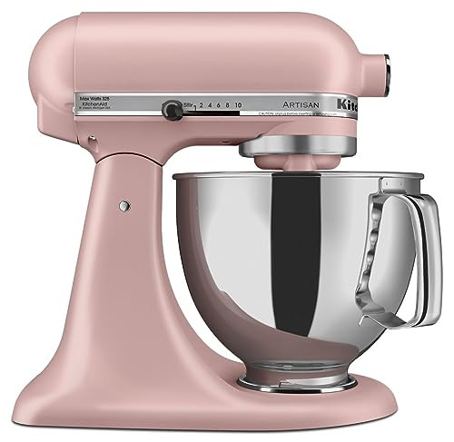 KitchenAid Artisan Series 5-Quart Tilt-Head Stand Mixer - KSM150PS, Dried Rose | Amazon (US)