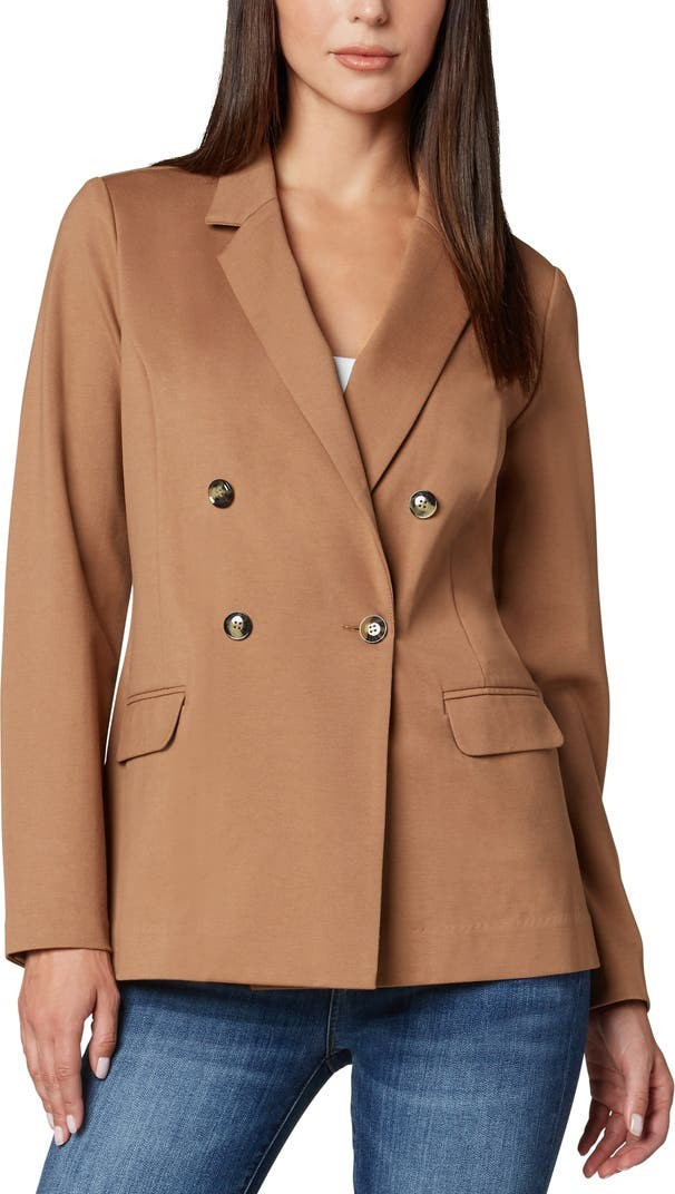 x Living in Yellow Becca Double Breasted Blazer | Nordstrom