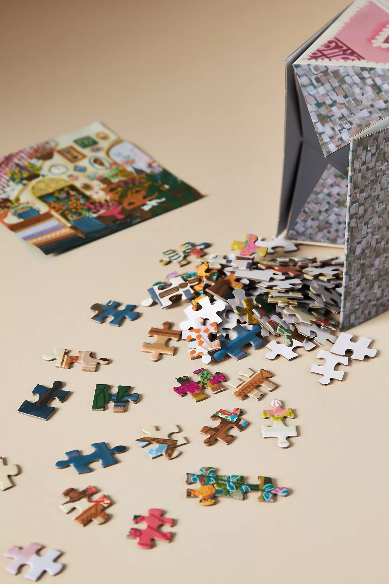 Joy Laforme Flower Shop 500-Piece House Puzzle | Anthropologie (US)