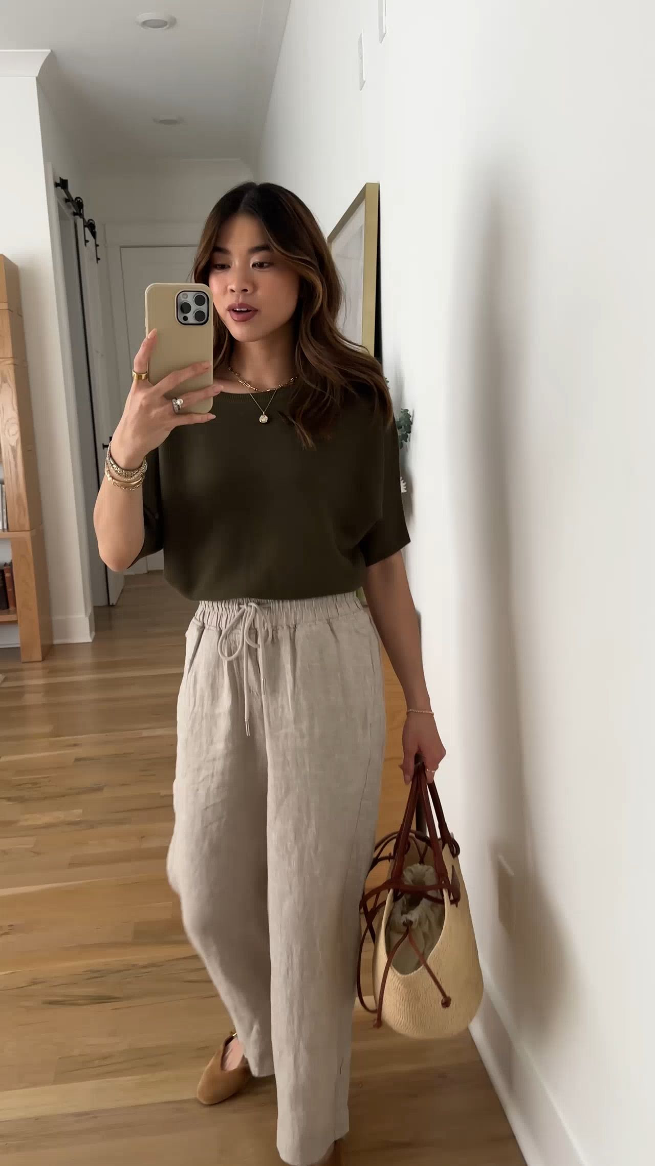 Sizing info:
• pants size XS in a 28inch inseam  
• top size XS

petite fashion, get dressed with me, outfit inspiration, ootd, nashville outfit, Nashville influencer, petite style, vacation style, casual outfits, mom style, petite pants, spring outfits, spring outfit info, spring pants, spring outfit idea, spring top, spring bag, spring sweater, spring shoes, linen pants, linen trousers, quince pants, lightweight pants, hot weather pants

#LTKSeasonal #LTKootd #LTKPetite