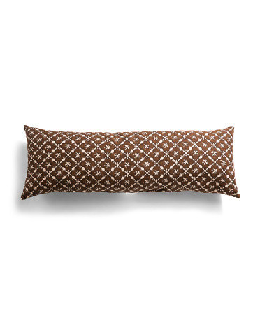Made In Usa 14x36 Painted Floral Print Pillow | TJ Maxx