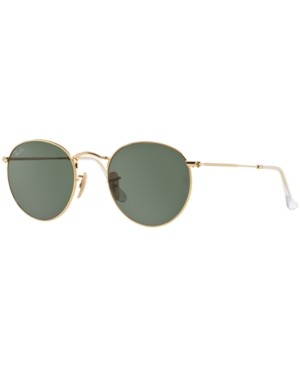 Ray-Ban Round Metal Sunglasses, RB3447 53 | Macys (US)