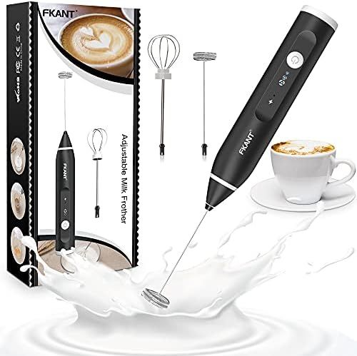 Milk Frother Handheld, USB Charging, 3 Adjustable Speeds, Milk Frothers Electric with 2 Stainless... | Amazon (CA)