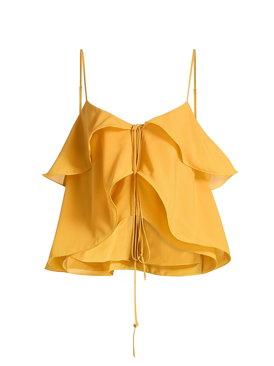Women's Danica Tiered Cami Top - Tuscan Sun - Size XXS | Saks Fifth Avenue