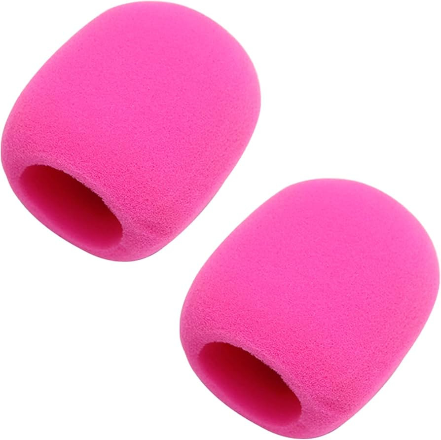Fielect 2Pcs Microphone Covers Foam Mic Cover Handheld Microphone Windscreen Shield Mic Foam Filt... | Amazon (US)