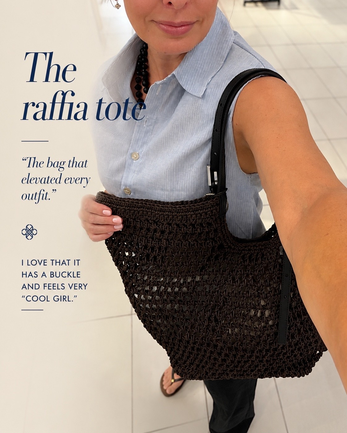 Not too big, not too small and I love the hardware, makes it “cool”, less dainty.

#LTKTravel #LTKOver40 #LTKSeasonal