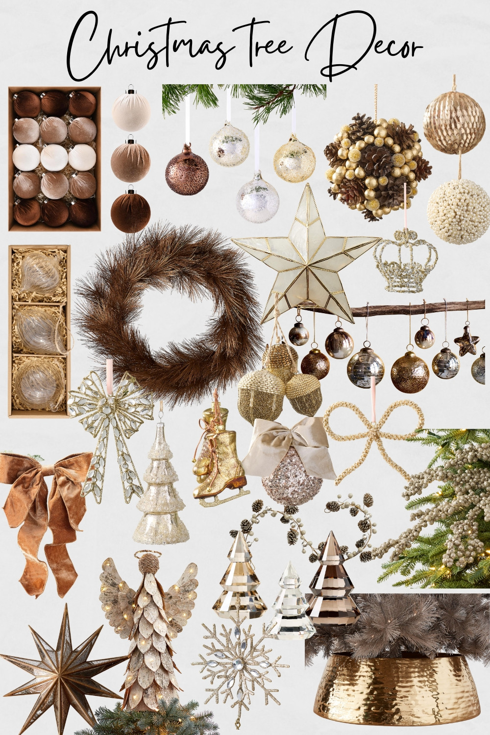 Christmas Tree Decorations, Christmas Tree Decor, Christmas 2025, Holiday Decorations, Holiday Decor, Christmas tree balls, Christmas garland, gold Christmas tree decor, Christmas bows, Christmas tree topper

#homedecor #christmasdecor #christmas2025 #christmasdecorations #christmastreedecor #holidaydecor #holidaydecorations #treetopper 

 

#LTKCyberWeek #LTKHoliday #LTKHome