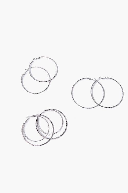 Textured Hoop Earrings | Forever 21 (US)