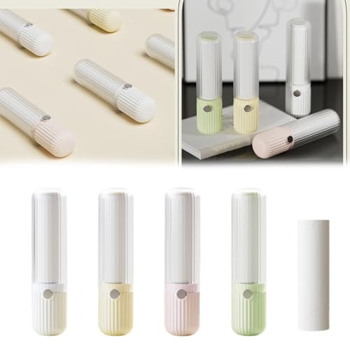 Compact Lint Roller with 1 Lint Roller Refills, Travel Lint Roller Mini Lint Rollers Reusable Lint Roller Portable Pet Hair Remover for Clothes Furniture and Travel Household Use (Pink) | Amazon (US)