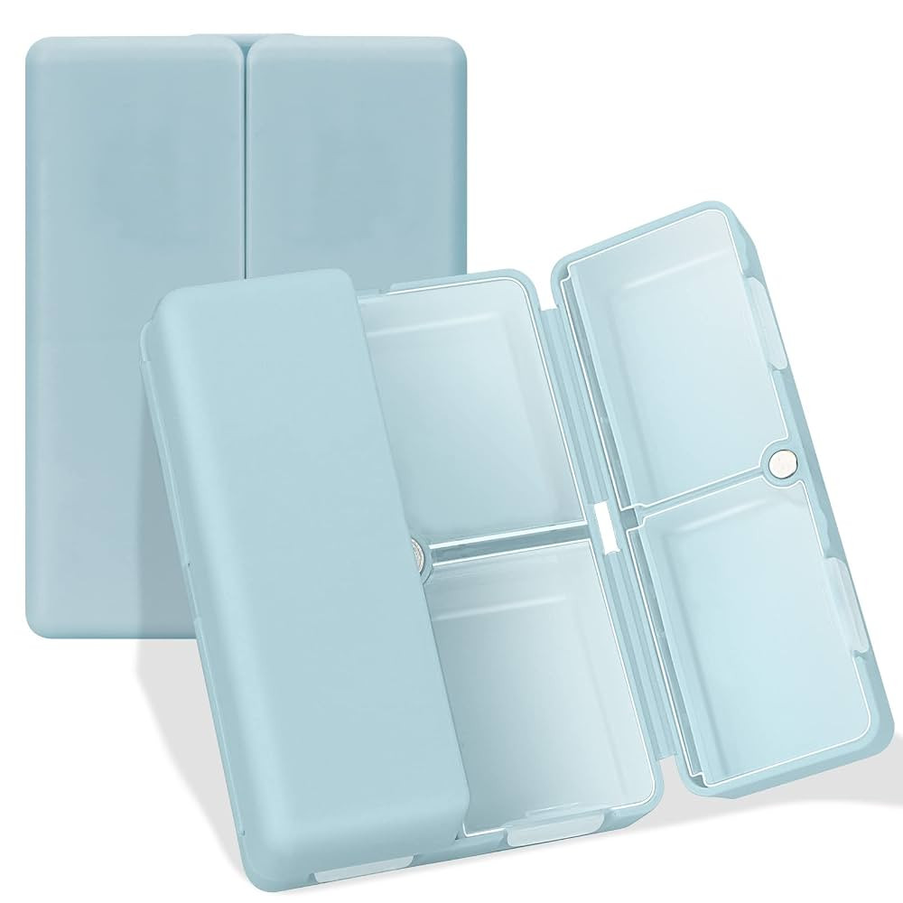 FYY Daily Pill Organizer, 7 Compartments Portable Travel Pill Case, [Folding Design] for Purse Po... | Amazon (US)