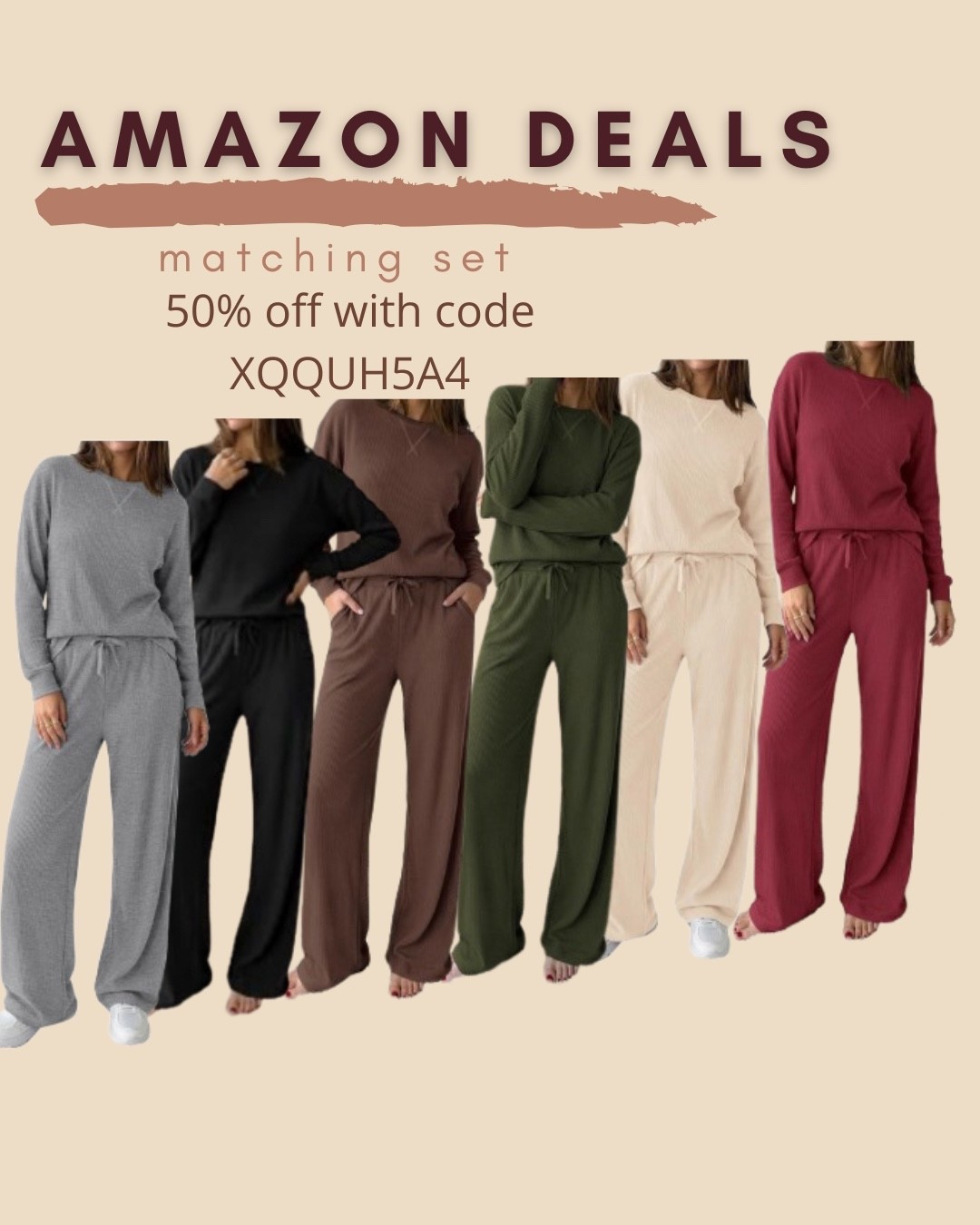 $20 ends 8/11

Amazon set
Amazon fashion
Amazon deals
Matching set
Two piece set
Comfy outfit
Lounge set
Travel outfit

#LTKSaleAlert